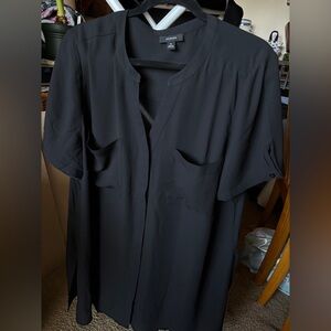 Alfani Classic Black Blouse